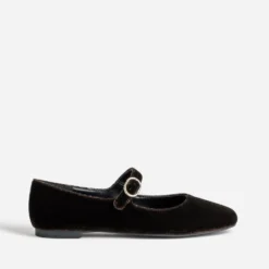 Babies marron panne de velours