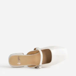 Babies mule beige vernie
