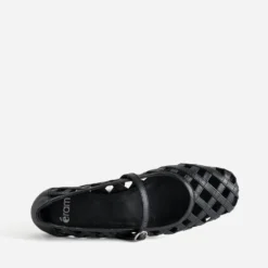Babies noire cuir