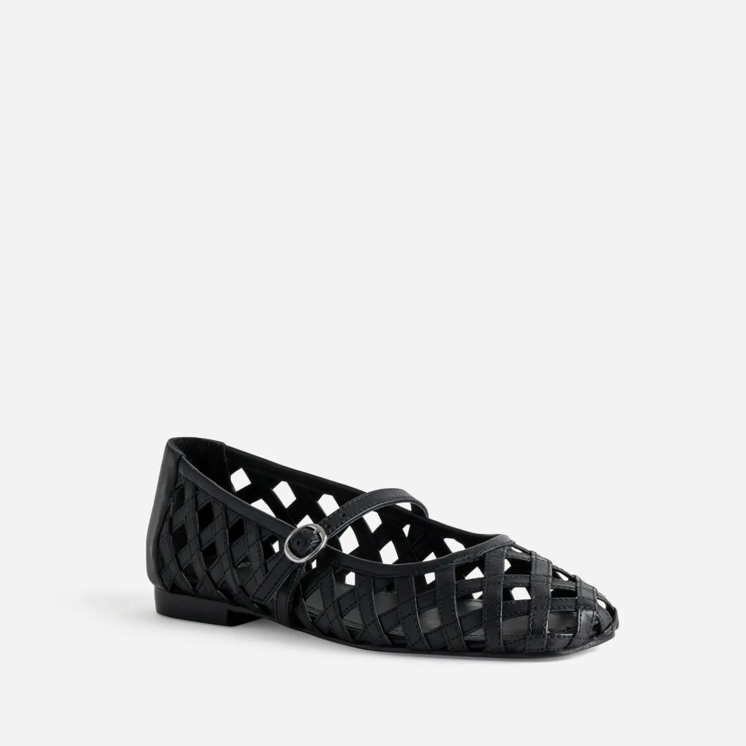 Babies noire cuir