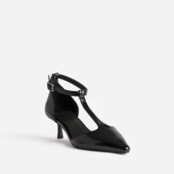 Babies salomé noire kitten-heel