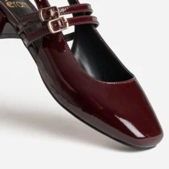 Babies slingback bordeaux vernie