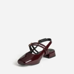 Babies slingback bordeaux vernie