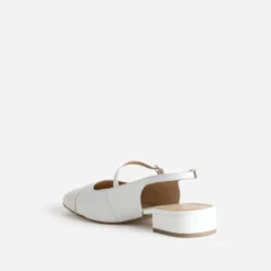 Babies slingback écrue cuir