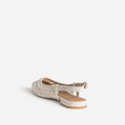 Ballerine cannage écru