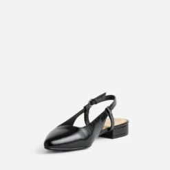 Ballerine slingback noire