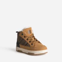 Basket BUGGY camel, marron, noire cuir