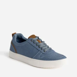Basket homme bleu denim