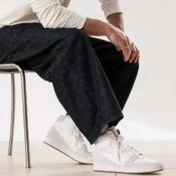 Basket LA MANUFACTURE blanche cuir