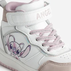 Basket LILO & STITCH blanche et rose