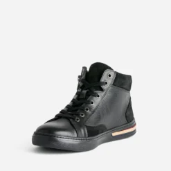 Basket noire cuir