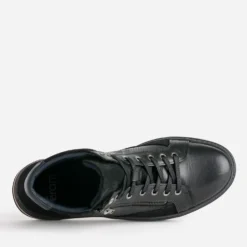 Basket noire cuir