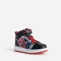 Basket SPIDERMAN noire et rouge