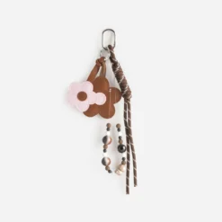 Bijoux de sac avec fleurs et perles