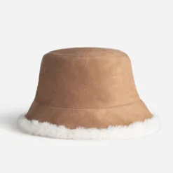 Bob camel fourré écru