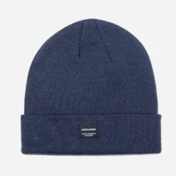 Bonnet homme JACK & JONES bleu marine en tricot