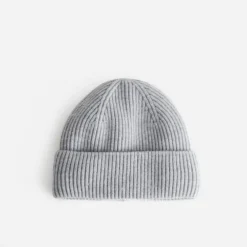 Bonnet TEXTO gris tricot