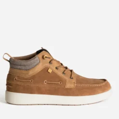 Boots-bateau TBS camel cuir velours