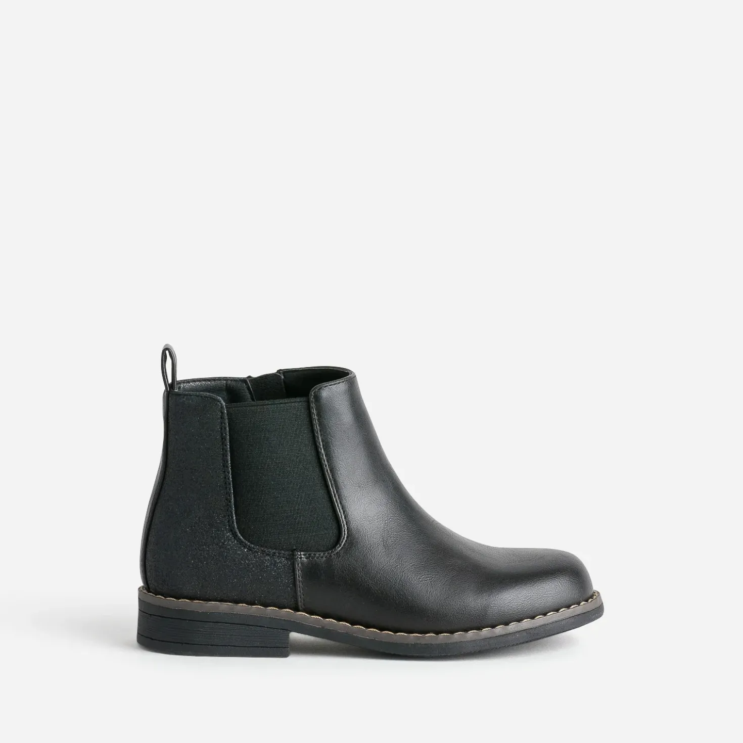 Boots BUGGY noir détails pailletés