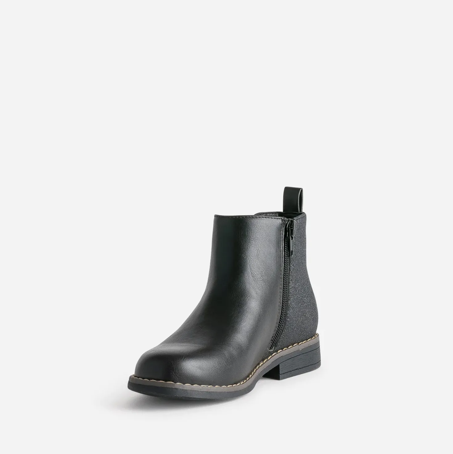 Boots BUGGY noir détails pailletés