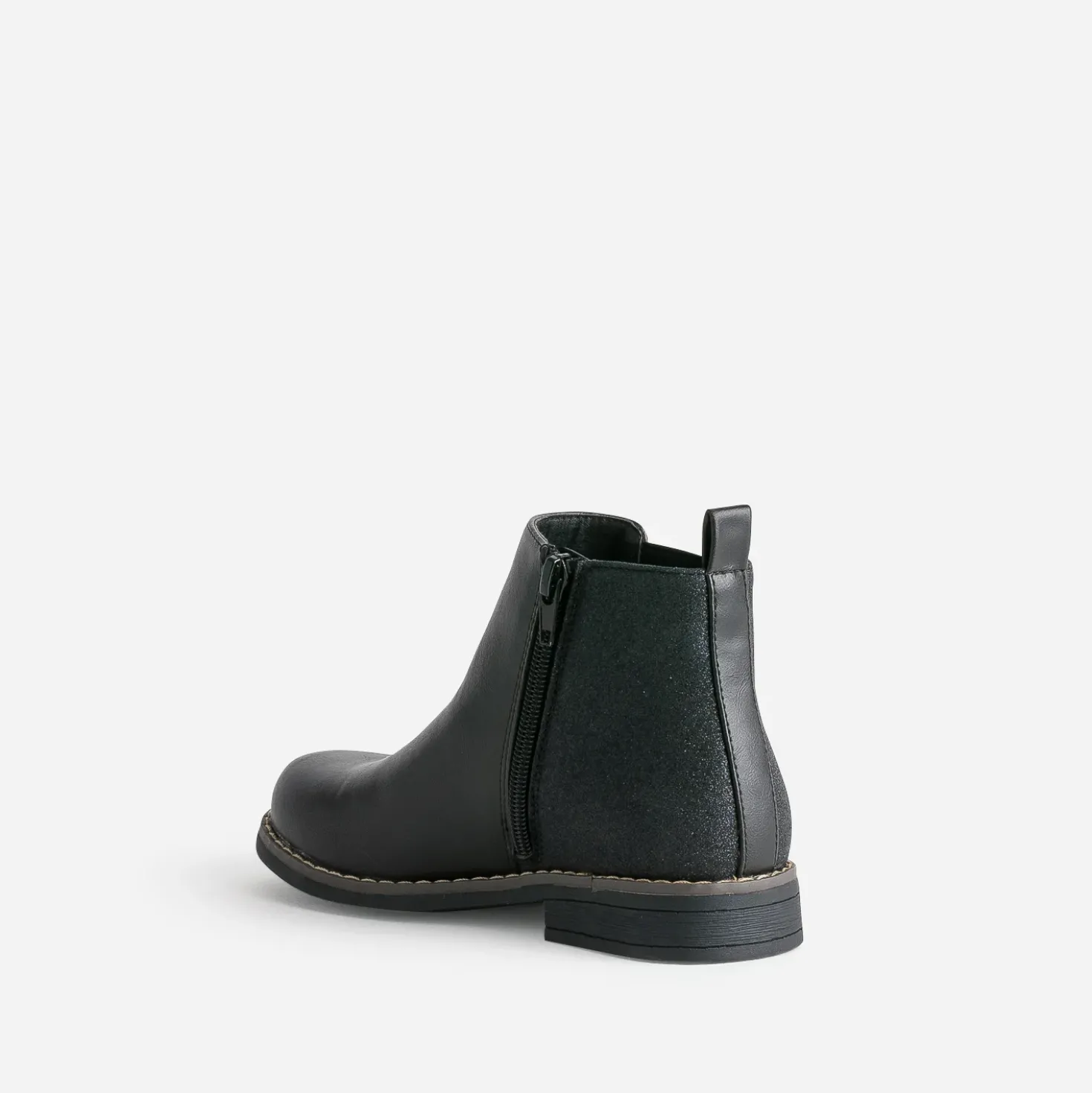 Boots BUGGY noir détails pailletés