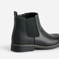 Boots BUGGY noir détails pailletés