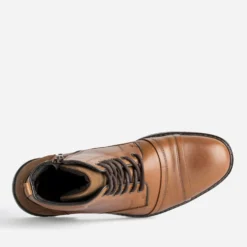 Boots cognac cuir