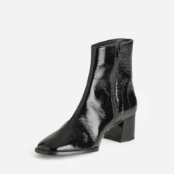 Boots ERAM FLEX noir cuir verni