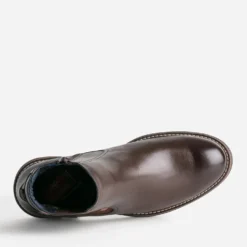 Boots FLUCHOS marron en cuir