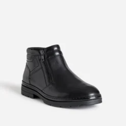 Boots FRANCE ARNO noir cuir
