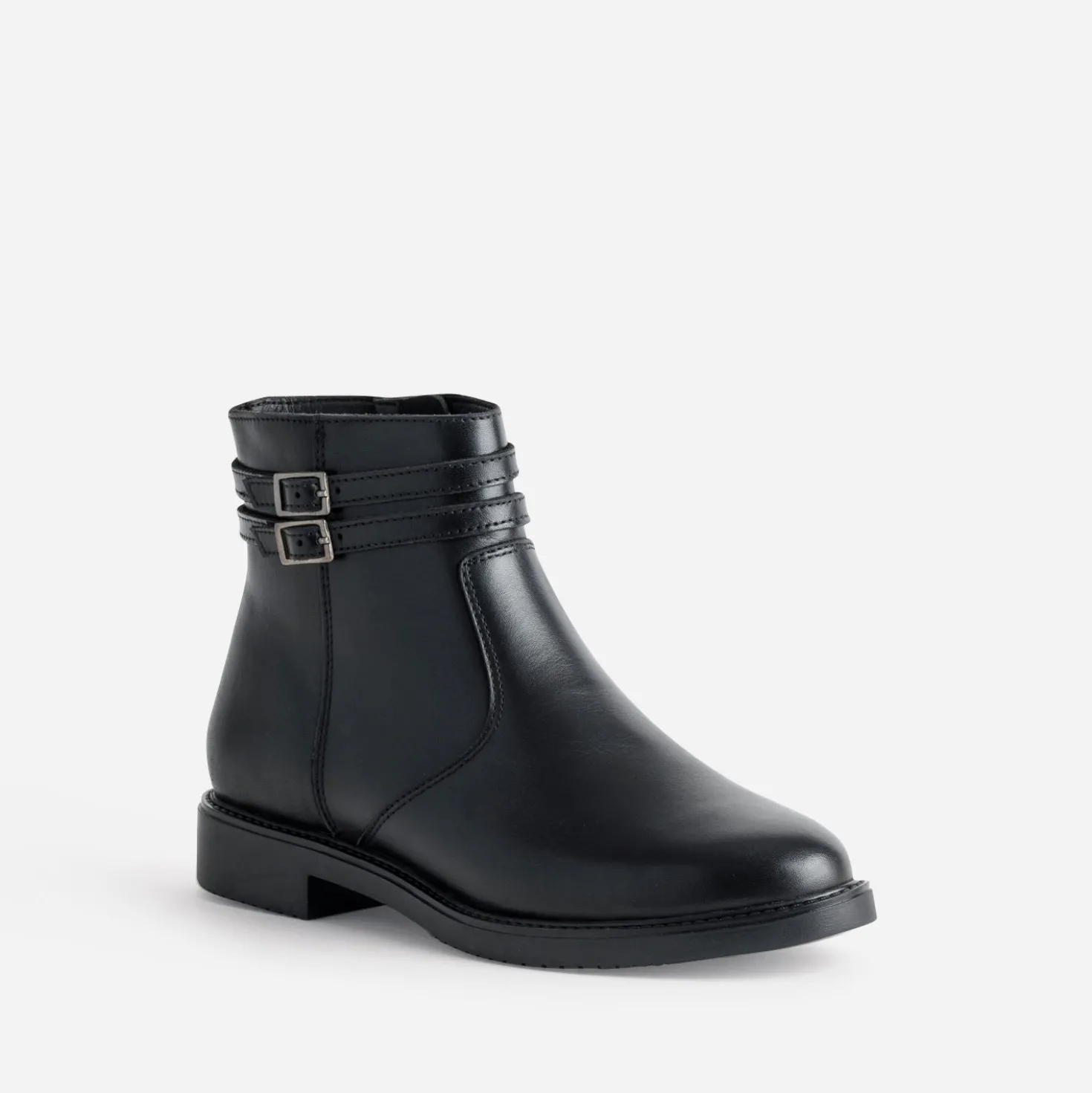 Boots jodhpur noir cuir