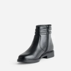 Boots jodhpur noir cuir