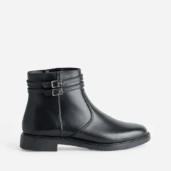 Boots jodhpur noir cuir