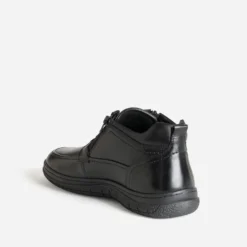Boots à lacet FRANCE ARNO noir cuir