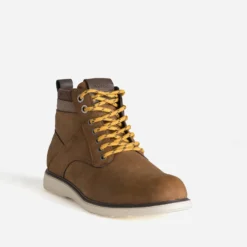 Boots à lacet JACK&JONES marron lacet jaune