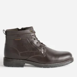 Boots à lacet marron