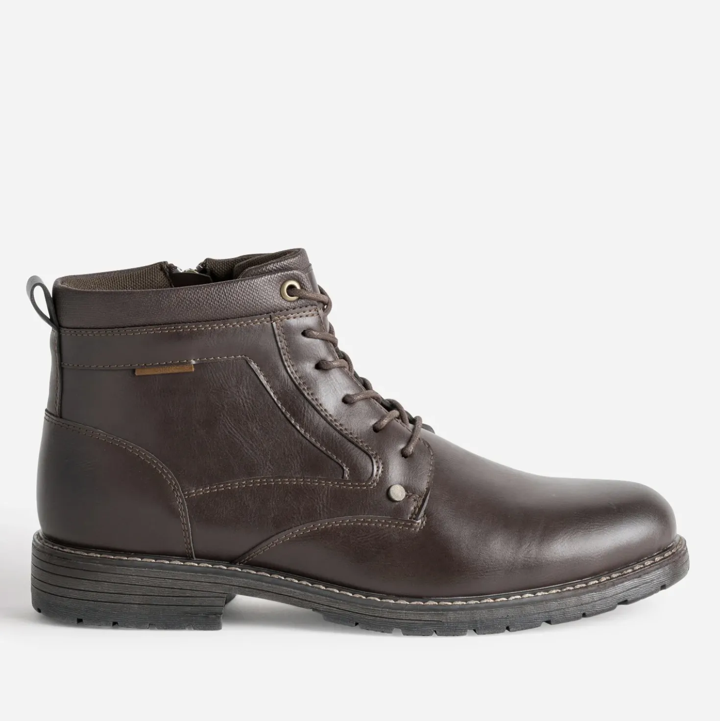 Boots à lacet marron