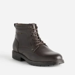 Boots à lacet marron