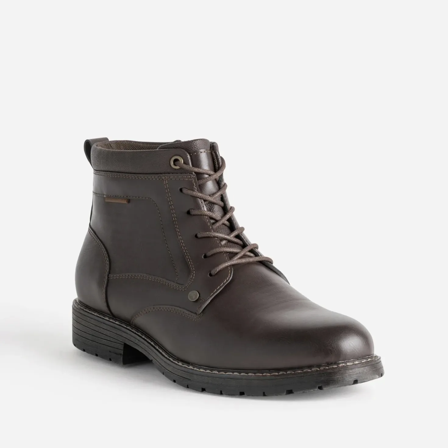 Boots à lacet marron
