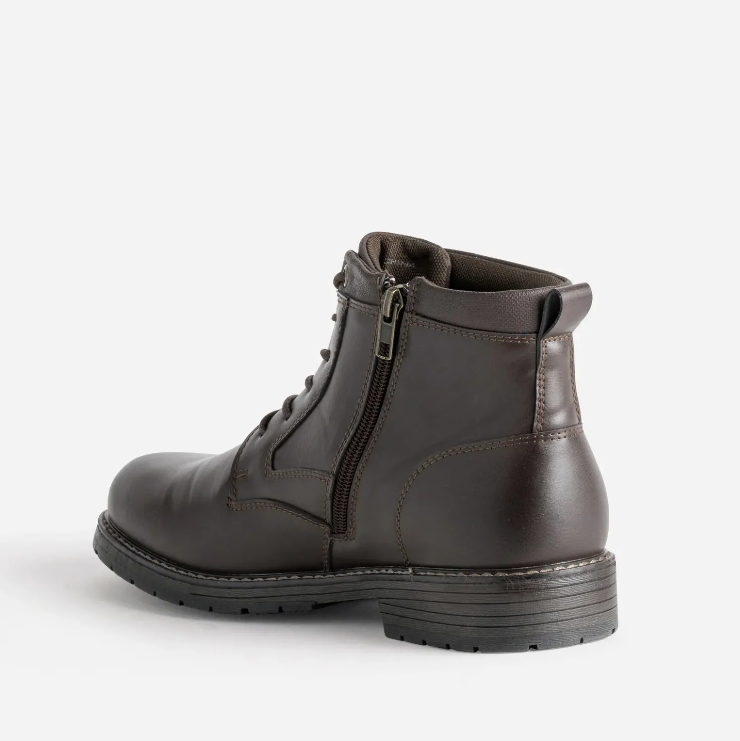 Boots à lacet marron
