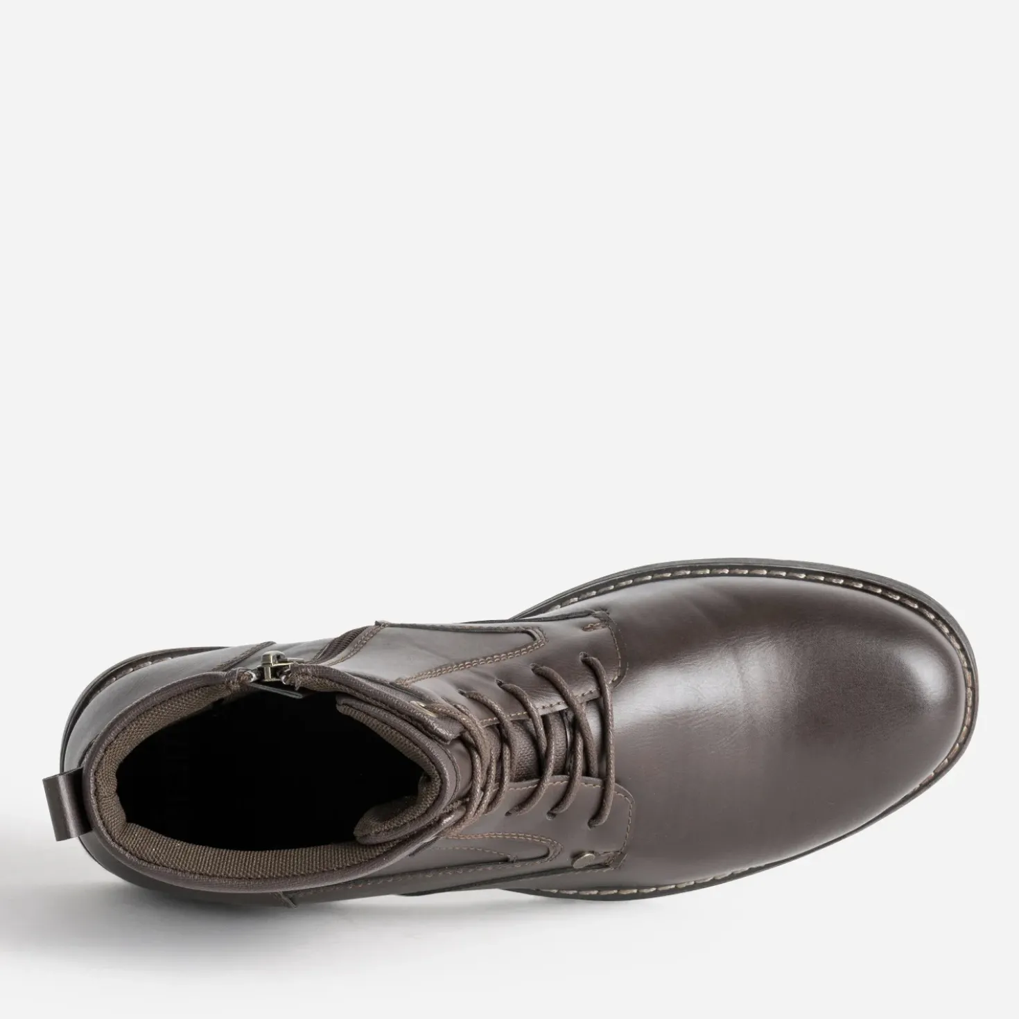 Boots à lacet marron