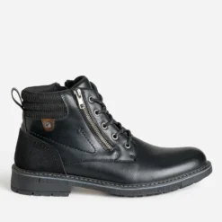 Boots à lacet noir