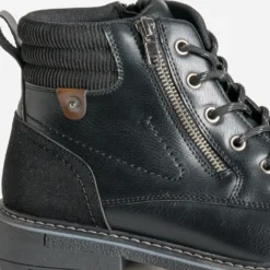 Boots à lacet noir