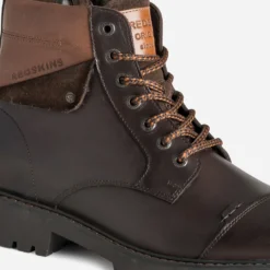 Boots à lacet REDSKINS marron cuir