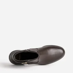 Boots marron esprit jodhpur