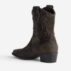 Boots marron suédé esprit santiag