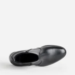 Boots noir cuir