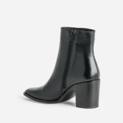 Boots noir cuir