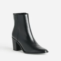 Boots noir cuir