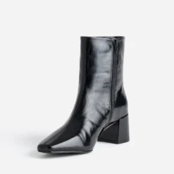Boots noir cuir